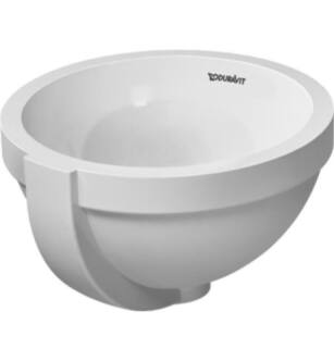 Duravit 0319270000 Architec 12 5/8" Undermount Vanity Bathroom Sink with Overflow in White