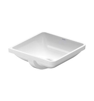 Duravit 0305430000 Starck 3 18 1/4" Undermount Vanity Bathroom Sink with Overflow in White