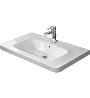 Duravit 2320800000 DuraStyle 31 1/2" Drop In Vanity Bathroom Sink with Overflow and Tap Platform in White / Glazed Underside