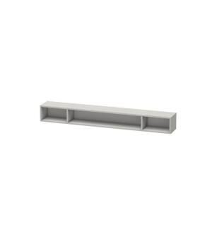 Duravit LC120100707 L-Cube 39 3/8" Wall Mount Horizontal Shelf Element with Three Compartments in Concrete Gray Matte
