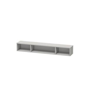 Duravit LC120000707 L-Cube 31 1/2" Wall Mount Horizontal Shelf Element with Three Compartments in Concrete Gray Matte