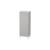 Duravit LC1179L0707 L Cube 19 5/8" Wall Mount Semi-Tall Linen Cabinet with One Door in Concrete Gray Matte