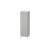 Duravit LC1178L0707 L Cube 15 3/4" Wall Mount Semi-Tall Linen Cabinet with One Door in Concrete Gray Matte