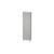 Duravit LC1171L0707 L Cube 19 5/8" Wall Mount Tall Linen Cabinet with Four Glass Shelves in Concrete Gray Matte