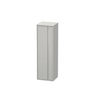 Duravit KT1257L0707 Ketho 52" Wall Mount Tall Linen Cabinet with Three Shelves in Concrete Gray Matte