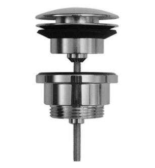 Duravit 0050521092 2nd Floor Push-Open Waste for Bathroom Sink in Chrome