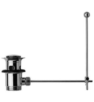 Duravit 0050511092 2nd Floor Pop-Up Basin Waste with Vertical Lever and Tail-Piece in Chrome
