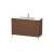 Duravit LC662801313 L-Cube 48" Floor Standing Single Bathroom Vanity with Two Drawers in American Walnut