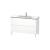 Duravit LC662801818 L-Cube 48" Floor Standing Single Bathroom Vanity with Two Drawers in White Matte