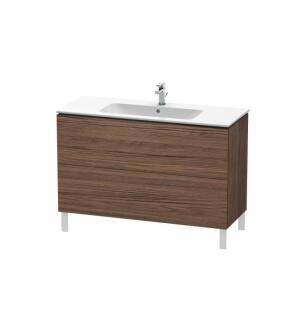 Duravit LC662802121 L-Cube 48" Floor Standing Single Bathroom Vanity with Two Drawers in Walnut Dark
