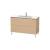 Duravit LC662803030 L-Cube 48" Floor Standing Single Bathroom Vanity with Two Drawers in Natural Oak