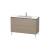 Duravit LC662807575 L-Cube 48" Floor Standing Single Bathroom Vanity with Two Drawers in Linen