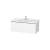 Duravit LC616601818 L-Cube 40 1/8" Wall Mount Single Bathroom Vanity with One Drawer in White Matte