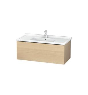 Duravit LC616607171 L-Cube 40 1/8" Wall Mount Single Bathroom Vanity with One Drawer in Mediterranean Oak