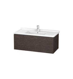 Duravit LC616607272 L-Cube 40 1/8" Wall Mount Single Bathroom Vanity with One Drawer in Dark Brushed Oak
