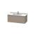 Duravit LC616607575 L-Cube 40 1/8" Wall Mount Single Bathroom Vanity with One Drawer in Linen