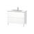 Duravit LC662701818 L-Cube 40 1/8" Floor Standing Single Bathroom Vanity with Two Drawers in White Matte