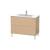 Duravit LC662703030 L-Cube 40 1/8" Floor Standing Single Bathroom Vanity with Two Drawers in Natural Oak