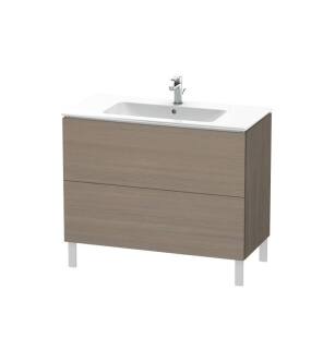 Duravit LC662703535 L-Cube 40 1/8" Floor Standing Single Bathroom Vanity with Two Drawers in Oak Terra