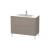 Duravit LC662704343 L-Cube 40 1/8" Floor Standing Single Bathroom Vanity with Two Drawers in Basalt Matte