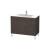 Duravit LC662707272 L-Cube 40 1/8" Floor Standing Single Bathroom Vanity with Two Drawers in Dark Brushed Oak