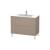 Duravit LC662707575 L-Cube 40 1/8" Floor Standing Single Bathroom Vanity with Two Drawers in Linen