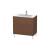 Duravit LC662601313 L-Cube 32 1/4" Floor Standing Single Bathroom Vanity with Two Drawers in American Walnut