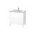 Duravit LC662601818 L-Cube 32 1/4" Floor Standing Single Bathroom Vanity with Two Drawers in White Matte