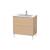 Duravit LC662603030 L-Cube 32 1/4" Floor Standing Single Bathroom Vanity with Two Drawers in Natural Oak