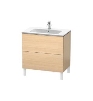 Duravit LC662607171 L-Cube 32 1/4" Floor Standing Single Bathroom Vanity with Two Drawers in Mediterranean Oak