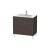 Duravit LC662607272 L-Cube 32 1/4" Floor Standing Single Bathroom Vanity with Two Drawers in Dark Brushed Oak