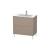 Duravit LC662607575 L-Cube 32 1/4" Floor Standing Single Bathroom Vanity with Two Drawers in Linen