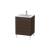 Duravit LC662506969 L-Cube 24 3/8" Floor Standing Single Bathroom Vanity with Two Drawers in Walnut Brushed