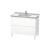 Duravit LC661001818 L-Cube 40 1/8" Floor Standing Single Bathroom Vanity with Two Drawers in White Matte