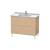 Duravit LC661003030 L-Cube 40 1/8" Floor Standing Single Bathroom Vanity with Two Drawers in Natural Oak