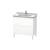 Duravit LC660901818 L-Cube 32 1/4" Floor Standing Single Bathroom Vanity with Two Drawers in White Matte