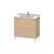 Duravit LC660903030 L-Cube 32 1/4" Floor Standing Single Bathroom Vanity with Two Drawers in Natural Oak