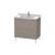 Duravit LC660904343 L-Cube 32 1/4" Floor Standing Single Bathroom Vanity with Two Drawers in Basalt Matte