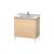 Duravit LC660907171 L-Cube 32 1/4" Floor Standing Single Bathroom Vanity with Two Drawers in Mediterranean Oak