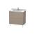 Duravit LC660907575 L-Cube 32 1/4" Floor Standing Single Bathroom Vanity with Two Drawers in Linen