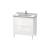 Duravit LC660908585 L-Cube 32 1/4" Floor Standing Single Bathroom Vanity with Two Drawers in White High Gloss