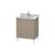 Duravit LC660807575 L-Cube 26 3/8" Floor Standing Single Bathroom Vanity with Two Drawers in Linen