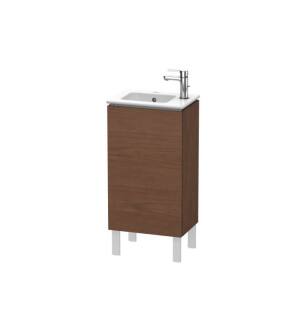 Duravit LC6273L1313 L-Cube 16 1/2" Floor Standing Single Bathroom Vanity with One Door and One Shelf in American Walnut