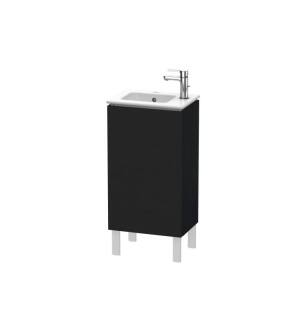 Duravit LC6273L1616 L-Cube 16 1/2" Floor Standing Single Bathroom Vanity with One Door and One Shelf in Black Oak