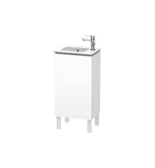 Duravit LC6273L1818 L-Cube 16 1/2" Floor Standing Single Bathroom Vanity with One Door and One Shelf in White Matte