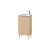 Duravit LC6273L3030 L-Cube 16 1/2" Floor Standing Single Bathroom Vanity with One Door and One Shelf in Natural Oak