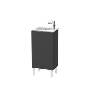 Duravit LC6273L4949 L-Cube 16 1/2" Floor Standing Single Bathroom Vanity with One Door and One Shelf in Graphite Matte