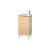 Duravit LC6273L7171 L-Cube 16 1/2" Floor Standing Single Bathroom Vanity with One Door and One Shelf in Mediterranean Oak