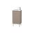 Duravit LC6273L7575 L-Cube 16 1/2" Floor Standing Single Bathroom Vanity with One Door and One Shelf in Linen