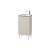 Duravit LC6273L9191 L-Cube 16 1/2" Floor Standing Single Bathroom Vanity with One Door and One Shelf in Taupe